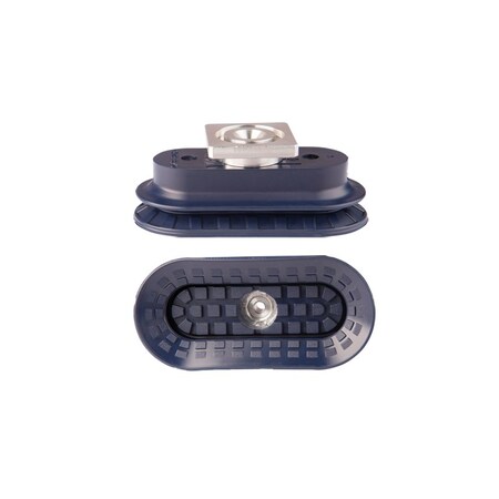 Fipa Bellows vacuum cup oval 85x40 mm, NBR blue, with R-Adapt 138.85x40.034.1